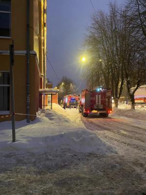 У лицея №4 в Рязани заметили пожарные машины